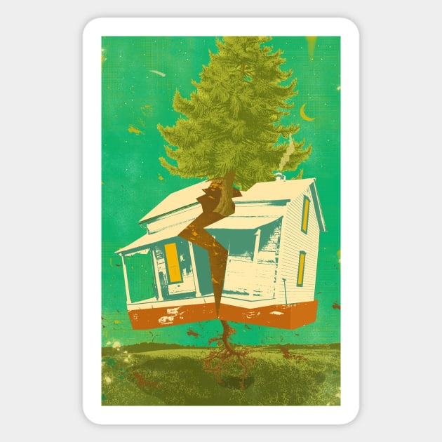 SPLIT HOUSE Sticker by Showdeer